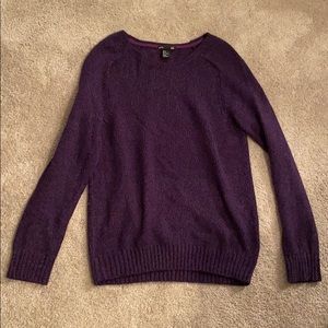 H&M purple sweater